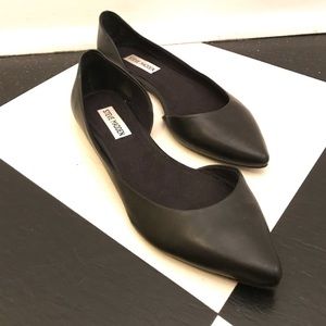 Steve Madden Black Flats Size 8